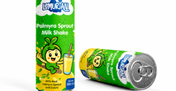 Palmyra Sprout Milkshake with Elachi | பனங்கிழங்கு மில்க் ஷேக்